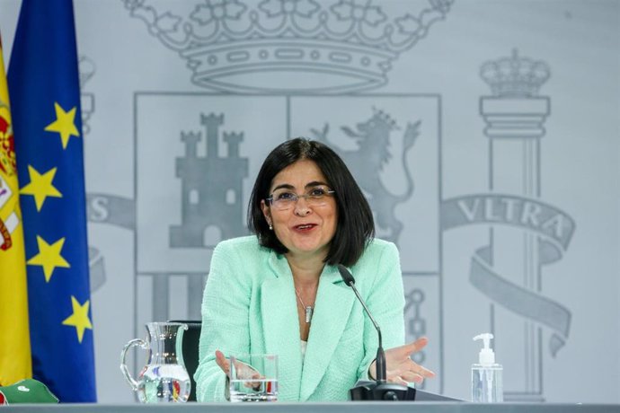 La ministra de Sanidad, Carolina Darias 