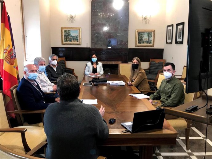 Reunión sobre el Plan de Movilidad Urbana Sostenible.