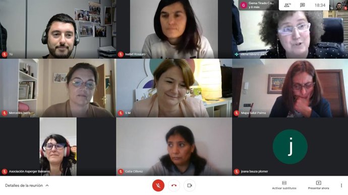 Encuentro del Ayuntamiento de Palma con entidades vinculadas a la salud.