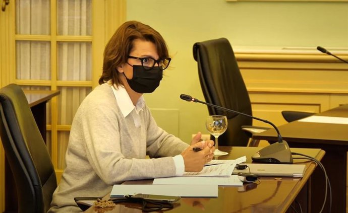 La diputada del PP Margalida Durán en el Parlament.