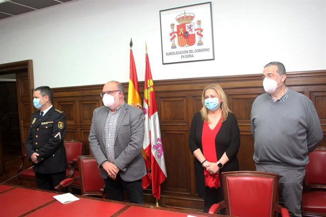 Archivo - De izda a dcha, Honorio Pérez, Miguel Latorre, Yolanda de Gregorio y Alberto Santamaría presentan la operación 'Biela'.