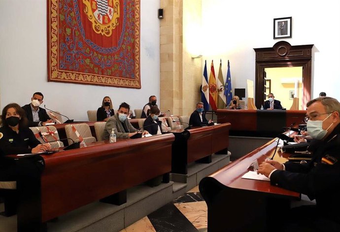 Junta Local de Seguridad en el Ayuntamiento de Jerez