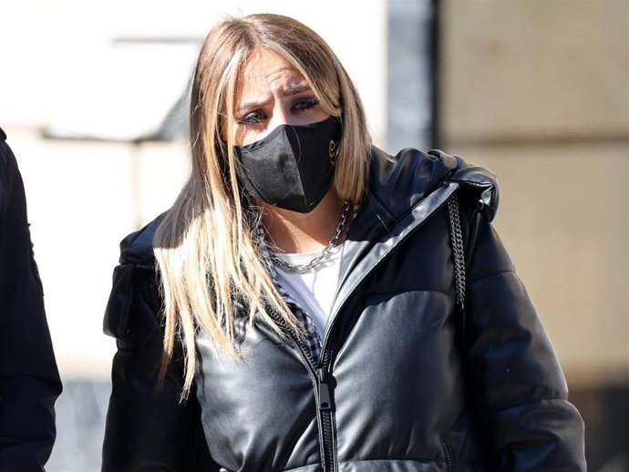 Rocío Flores, en uno de sus últimos viajes a Madrid