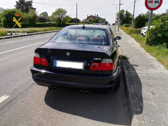 Conductor interceptado a 188 km/h en un tramo limitado a 90 en Santa Comba.