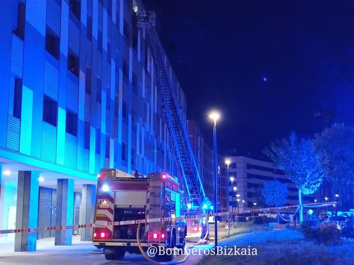 Incendio en una vivienda de Basauri