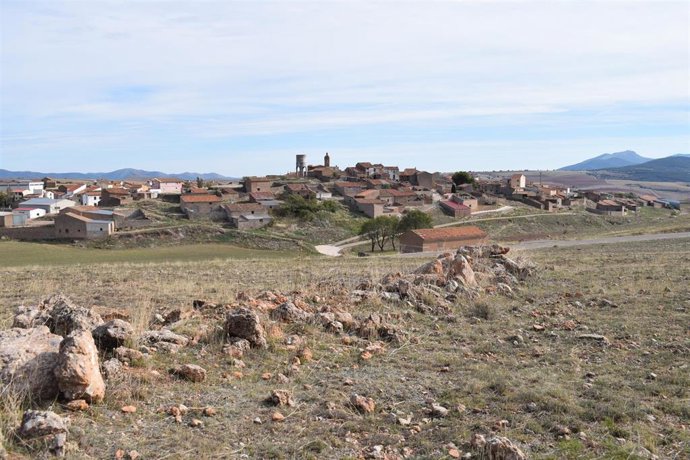 Vistas de la localidad zaragozana de Malanquilla.