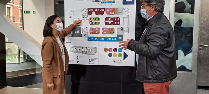 Nueva señalética en el Mercado de la Ribera de Bilbao