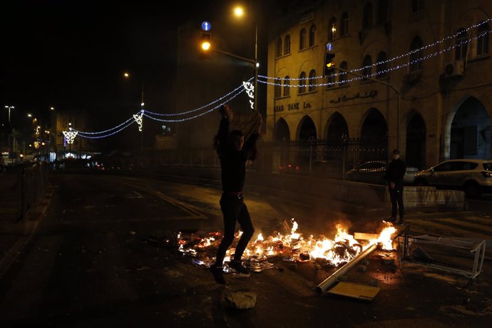 Imagen de archivo de las protestas en Jerusalén Este.