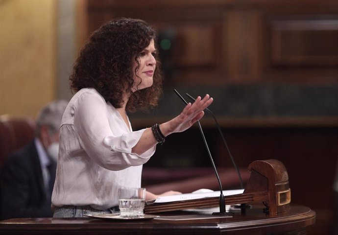 Archivo - La portavoz adjunta de Unidas Podemos en el Congreso, Sofía Castañón