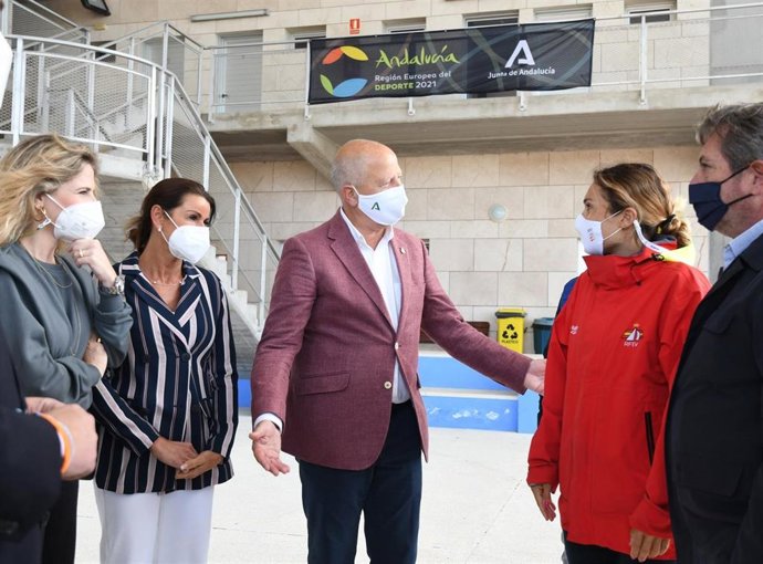 Imbroda en el Centro Especializado de Tecnificación Deportiva de Vela Bahía de Cádiz