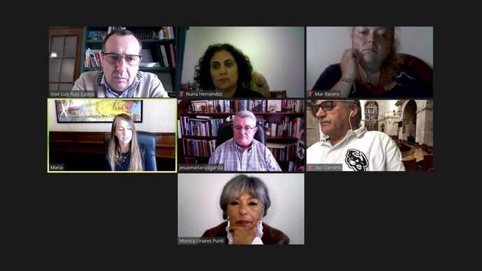 Reunión de dirigentes del PSOE de Málaga con la asociación Long Covid sobre los efectos del COVID persistente