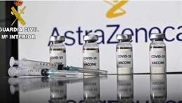 La Guardia Civil investiga a tres personas en Valencia y Barcelona por tentativa de estafa relacionada con la venta de dosis de la vacuna AstraZeneca