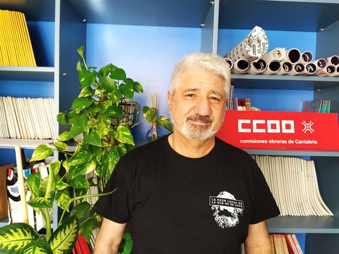 José Antonio Sánchez Gimeno, nuevo secretario general de la Federación de Pensionistas de CCOO en Cantabria