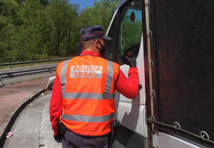 Intervención de la Policía Foral.