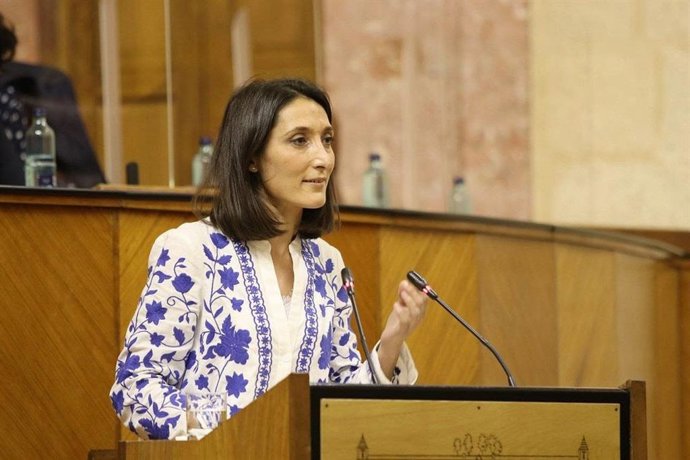 La secretaria autonómica de Acción Institucional de Ciudadanos Andalucía y portavoz adjunta del grupo parlamentario del partido, Mónica Moreno,