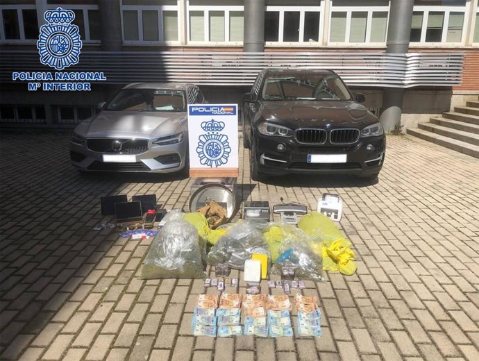 La Policía Nacional desarticula un grupo que transportaba cocaína de España hasta Países Bajos