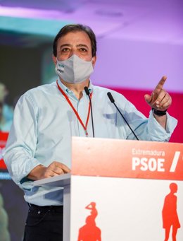 Vara, en las jornadas de Memoria Democrática del PSOE de Extremadura.