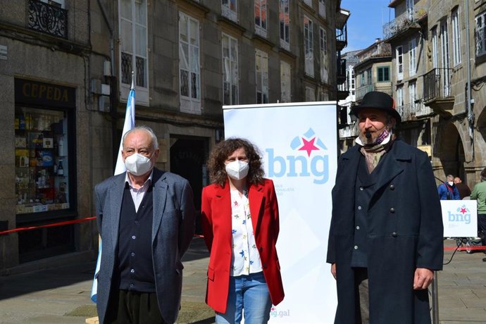 Acto del BNG en recuerdo del aniversario de los Mártires de Carral.