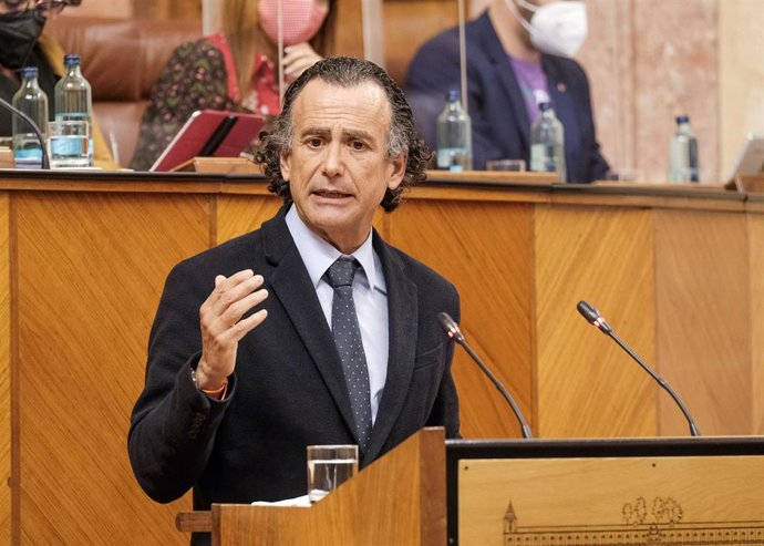 Archivo - El parlamentario autonómico del PP por Almería, Pablo Venzal.