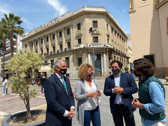 Edificio del Banco de España en Huelva.