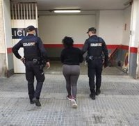 Pasa a disposición judicial la detenida por el apuñalamiento de una mujer este viernes en Palma
