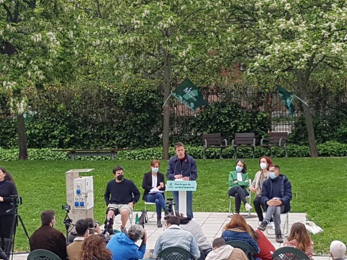 El líder de Más País, Íñigo Errejón