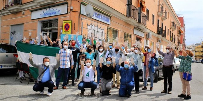 Acto en apoyo al Espacio La Barqueta