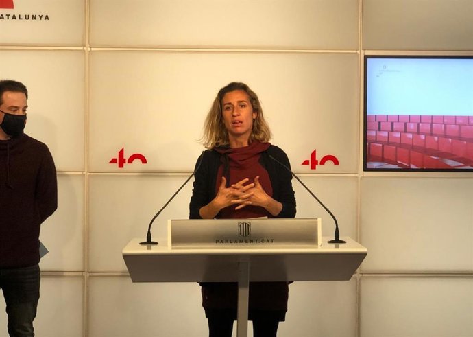 La diputada de la CUP en el Parlament Laia Estrada 