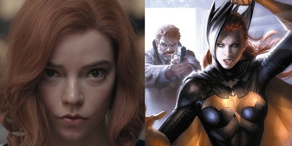 9. Anya Taylor-Joy (Gambito de Dama) es Batgirl gracias a este genial fan-art