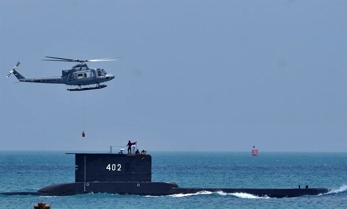 Imatge d'arxiu del submarí indonesi 'KRI Nanggala 402', enfonsat el 21 d'abril de 2021 amb 53 marins a bord