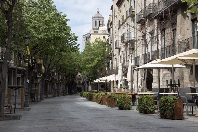Archivo - Arxiu - Calle Pont de Pedra de Girona
