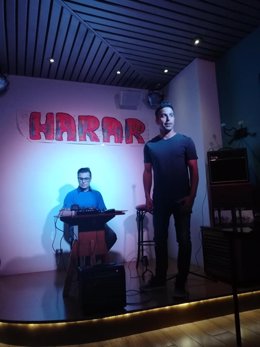 Lujo Berner y Sergio Sánchez con el proyecto HARAR en los Lunes Literarios