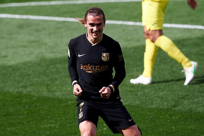 Antoine Griezmann en el Vila-real-Barcelona