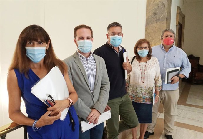 Concejales socialistas en Pamplona.