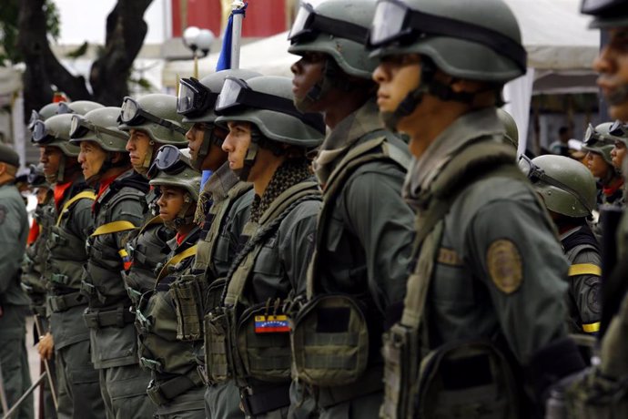 Soldados del Ejército de Venezuela.