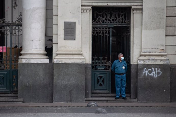 Santiago de Chile durante la última cuarentena decretada por el Gobierno por el repunte de contagios