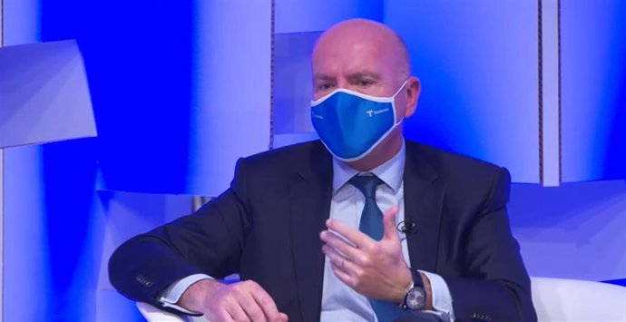 El consejero delegado de Telefónica, Ángel Vilá, en unas jornadas organizadas por 'El País' y Deloitte