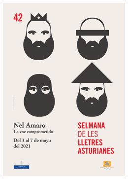 Cartel de la '42 Selmana de les Lletres'.