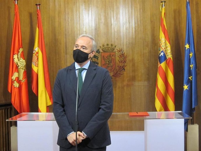 El alcalde de Zaragoza, Jorge Azcón