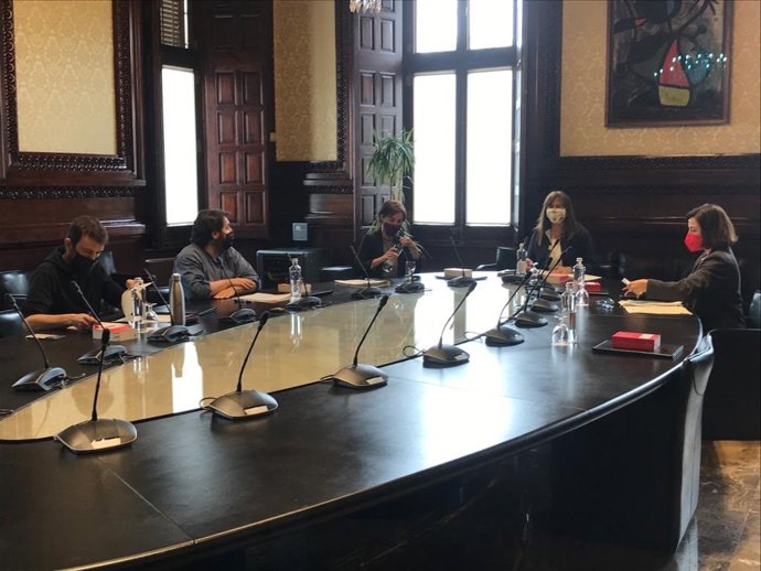 Reunión de la Mesa del Parlament