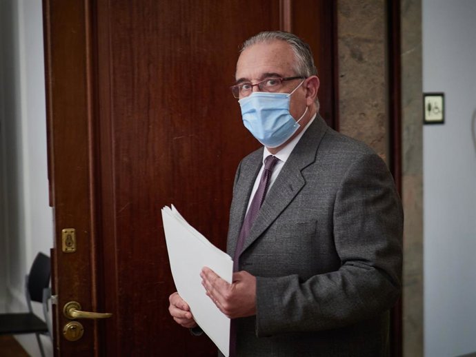 Archivo - EImagen de archivo del alcalde de Pamplona, Enrique Maya.