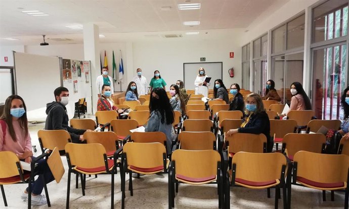 Prácticas de Enfermería en el hospital Infanta Elena de Huelva.