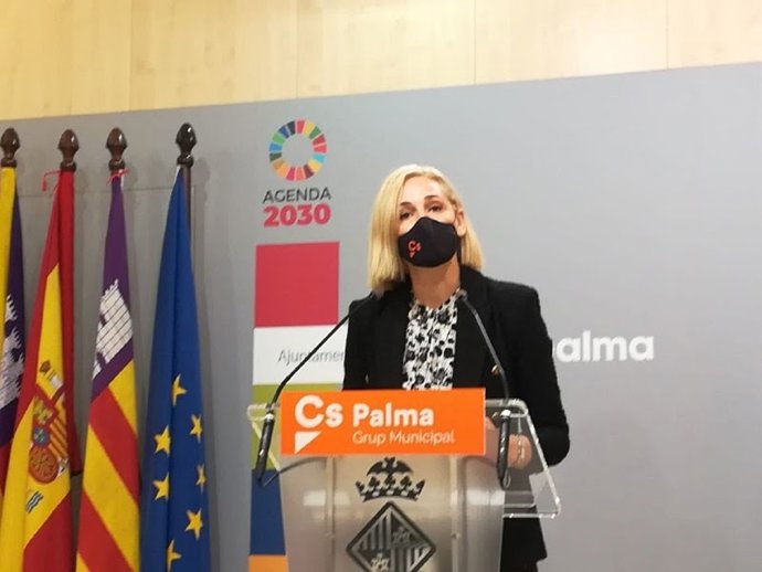 La portavoz del grupo municipal de Cs Palma, Eva Pomar.