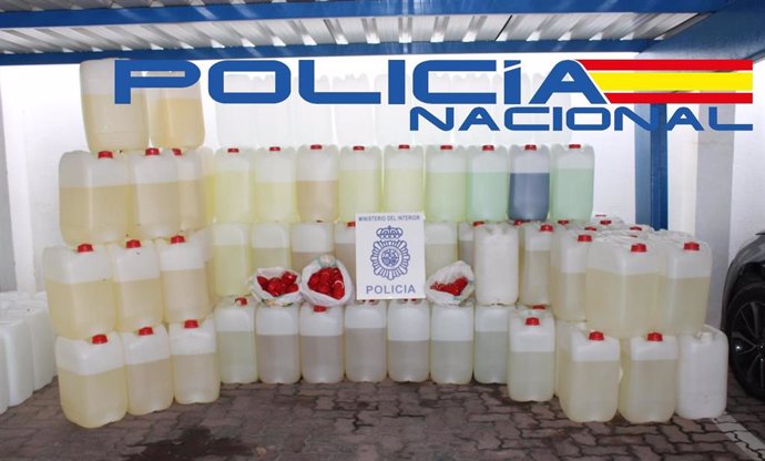 Combustible para narcolanchas intervenido en La Línea