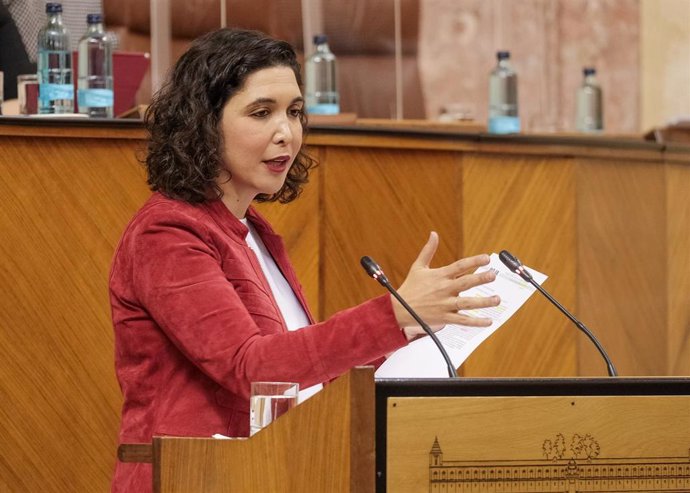 La portavoz de Empleo del PSOE-A en el Parlamento andaluz, Noelia Ruiz, en una foto de archivo.