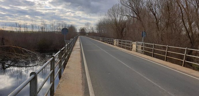 Uno de los dos puentes cuyo estado ha sido denunciado por la I.M.U ante la Dirección General de Tráfico.