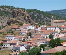 Vista panorámica de Huélamo (Cuenca)