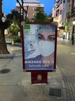 Nueva campaña de Satse para visibilizar el esfuerzo de los enfermeros en el avance de la vacunación del Covid