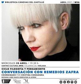 Remedios Zafra cierra el I Ciclo 'Filosofía y Pensamiento' con 'Frágiles'