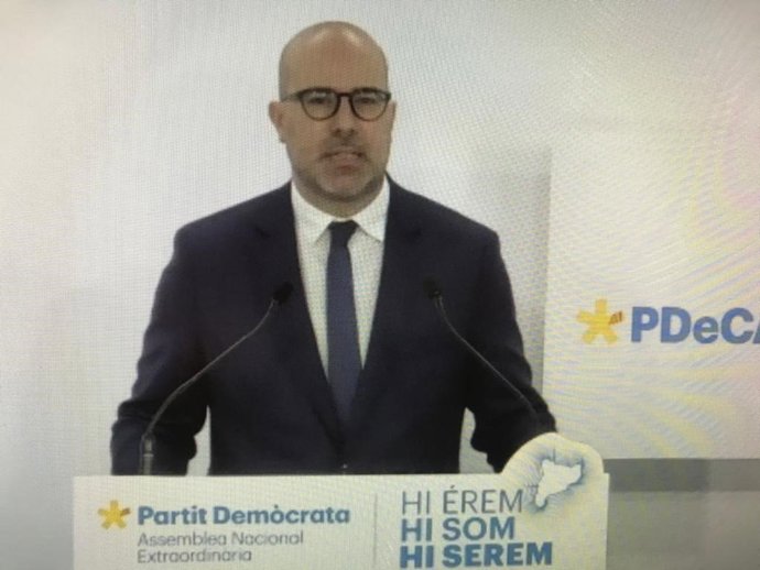 El coordinador de la asamblea nacional del PDeCAT, Genís Boadella